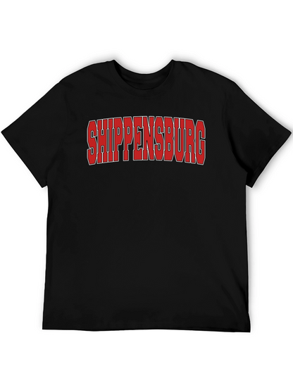 Camiseta Negra Shippensburg - Estilo Casual