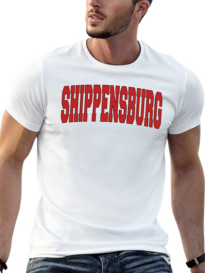 Camiseta Negra Shippensburg - Estilo Casual