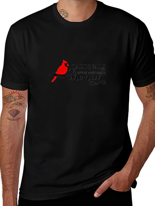 Camiseta Negra Cardenales Cerca de Ángeles