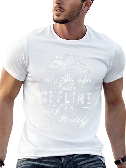 Camiseta Negra Offline Im Hiking Hombre
