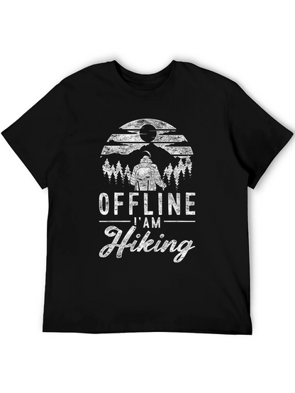 Camiseta Negra Offline Im Hiking Hombre