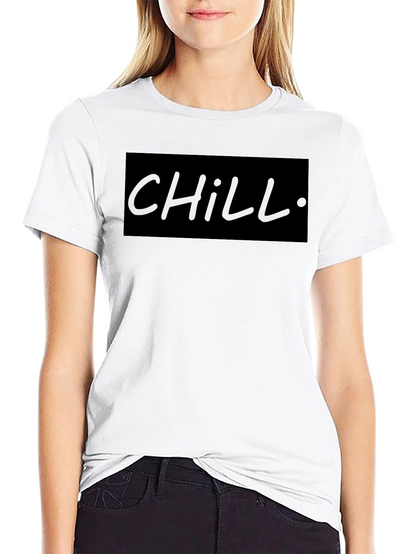 Camiseta Negra Chill para Hombre