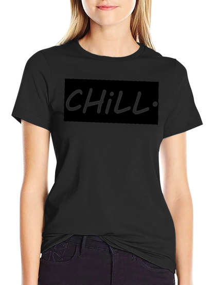Camiseta Negra Chill para Hombre