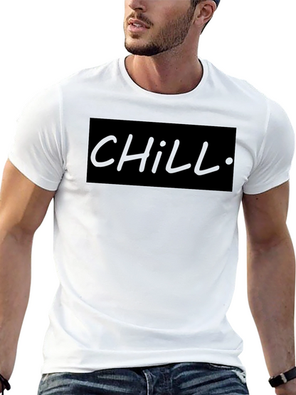 Camiseta Negra Chill para Hombre