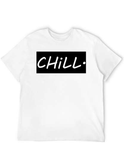 Camiseta Negra Chill para Hombre