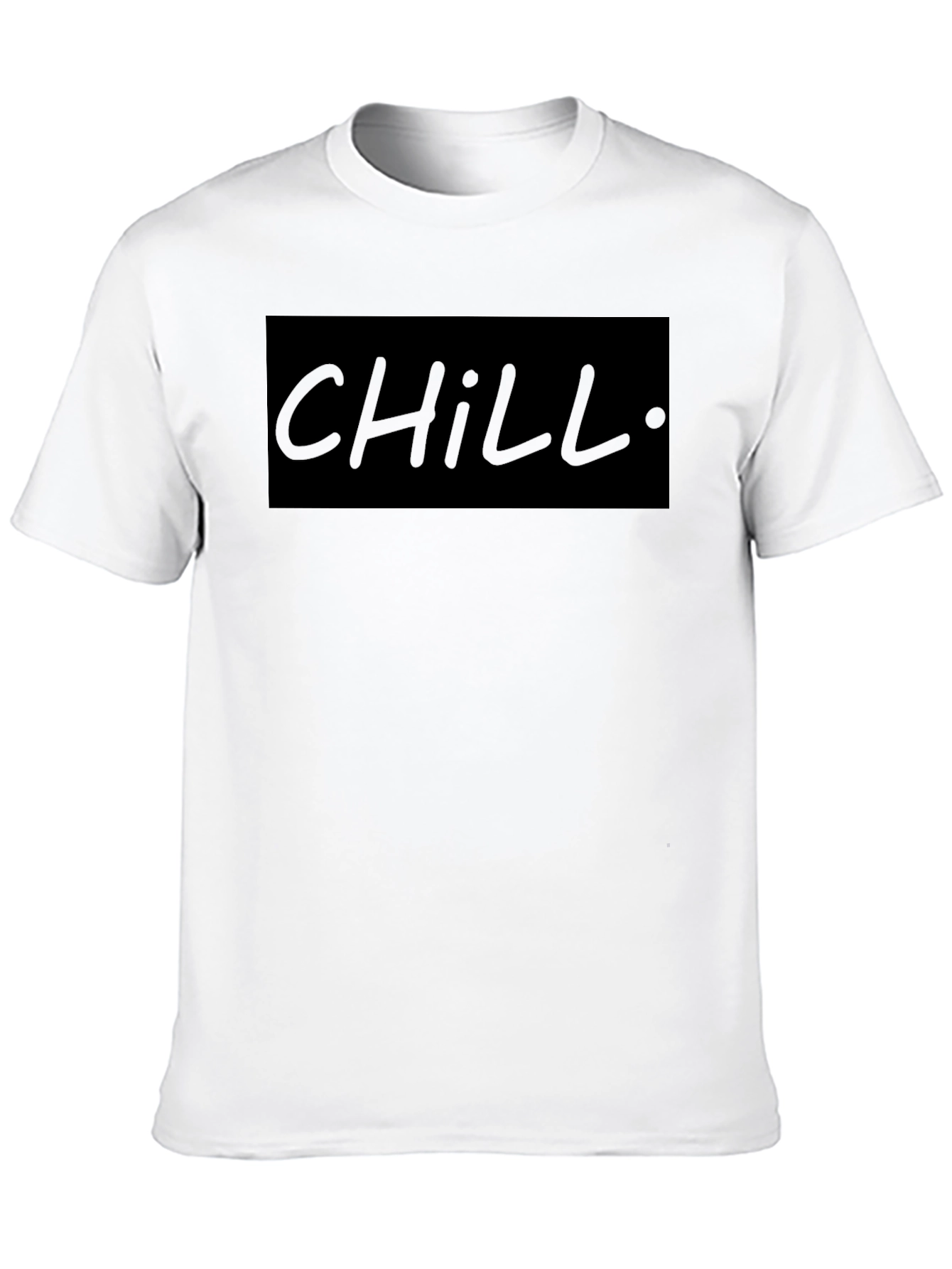 Camiseta Negra Chill para Hombre