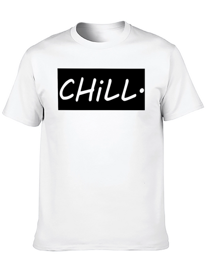 Camiseta Negra Chill para Hombre