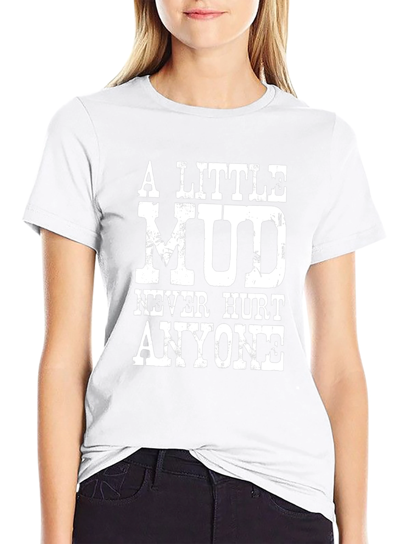 Camiseta Negra: Un Poco de Barro Nunca Hizo Daño