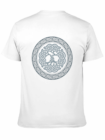 Camiseta Negra con Diseño Celta Circular