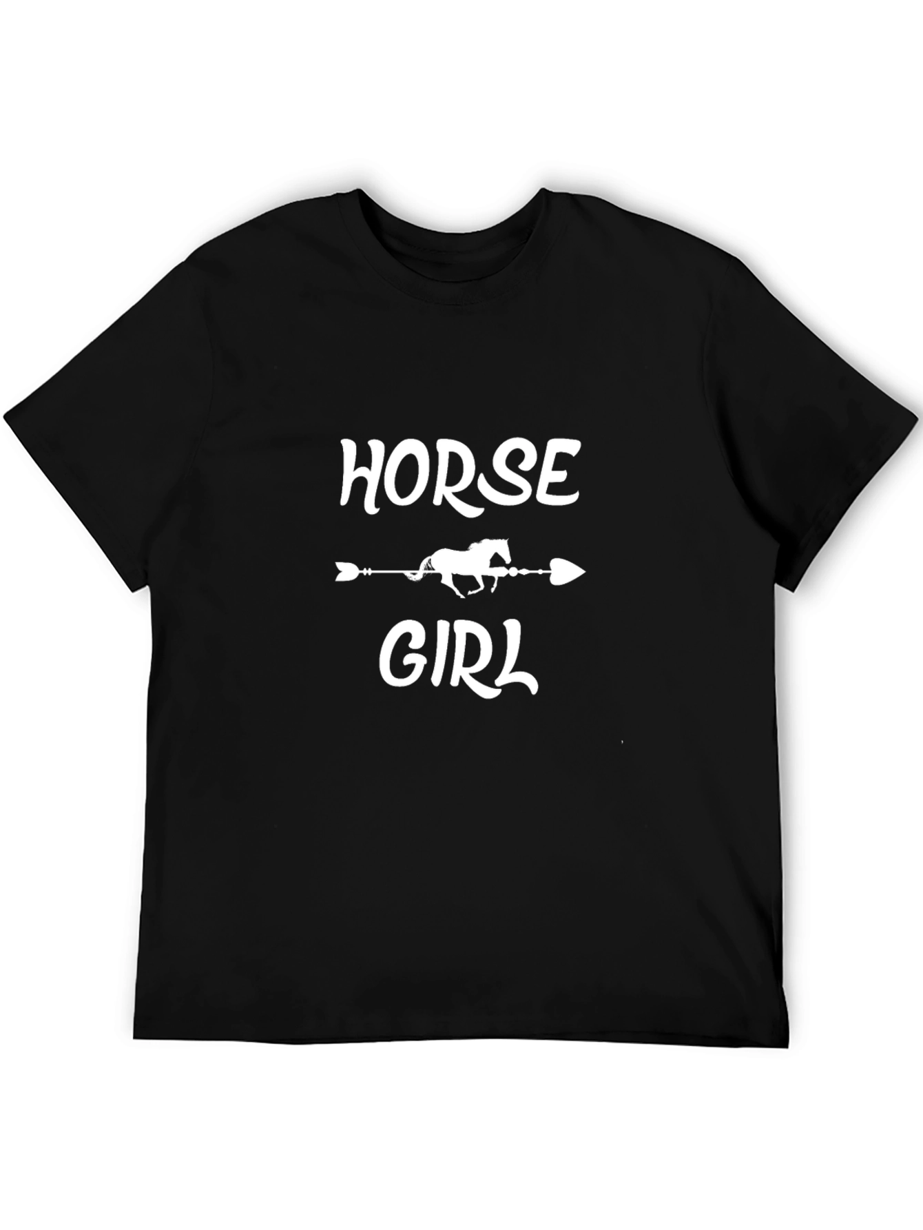 Camiseta Negra Horse Girl
