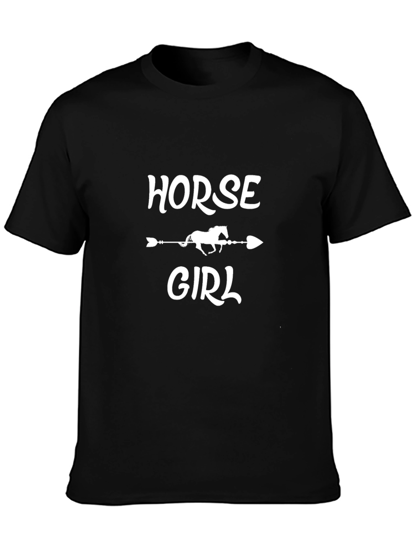 Camiseta Negra Horse Girl
