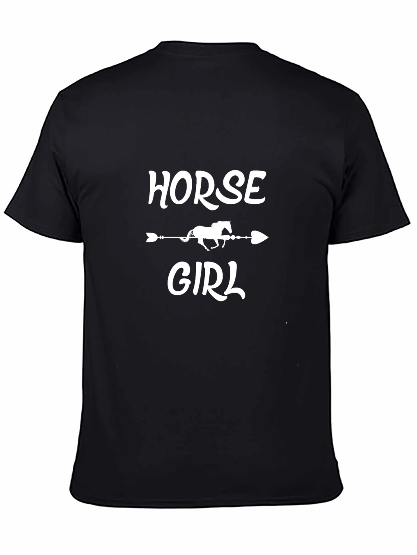 Camiseta Negra Horse Girl