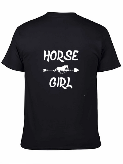 Camiseta Negra Horse Girl