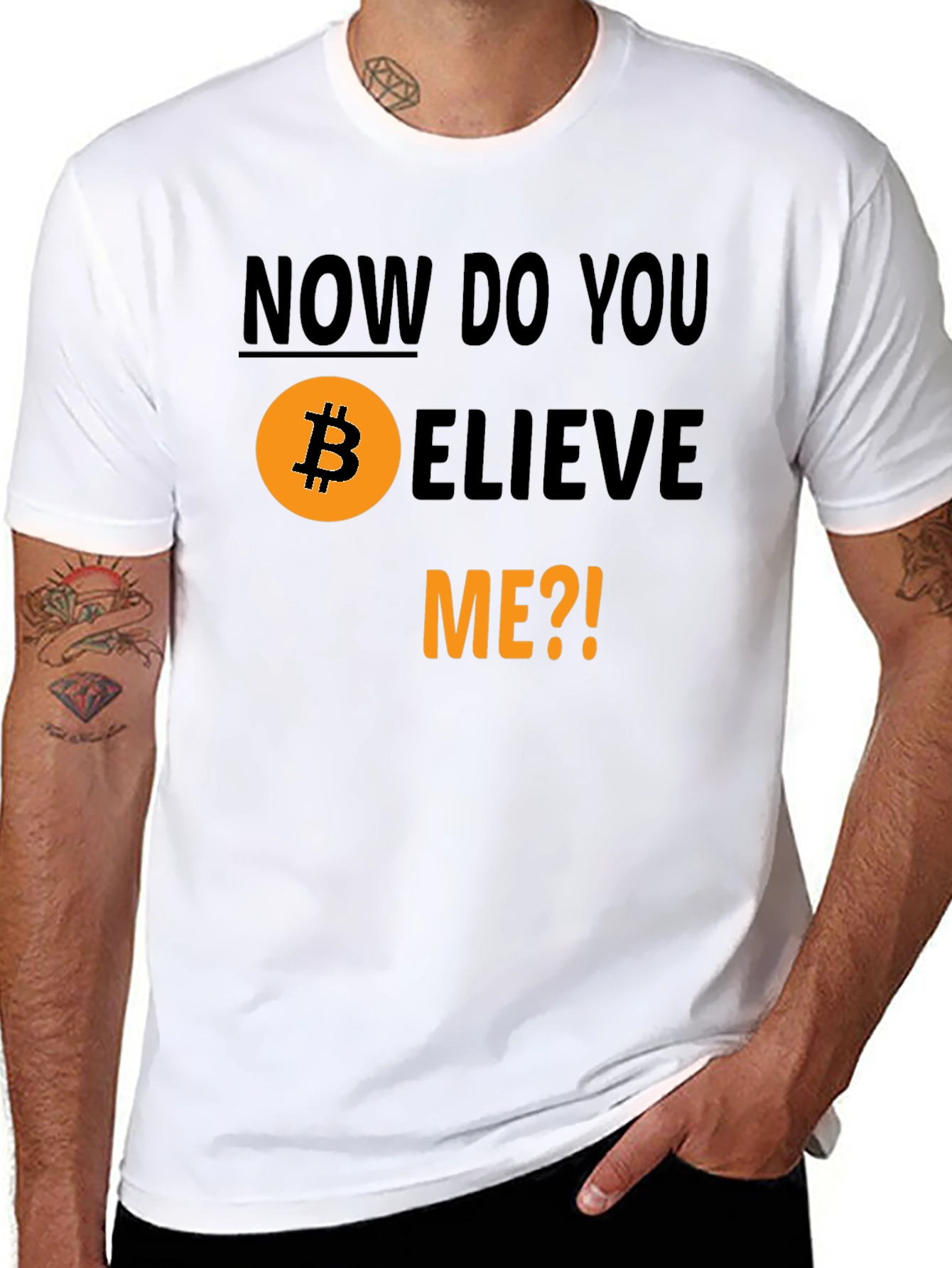 Camiseta Bitcoin - ¿Ahora Me Crees?