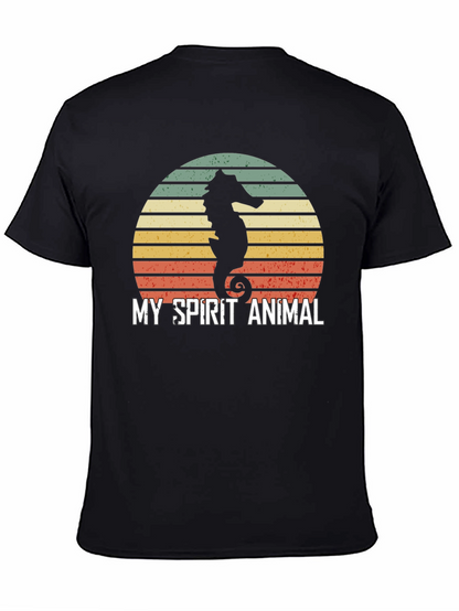 Camiseta Hombre: Mi Animal Espiritual Caballito de Mar