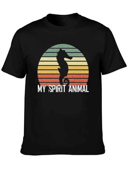 Camiseta Hombre: Mi Animal Espiritual Caballito de Mar