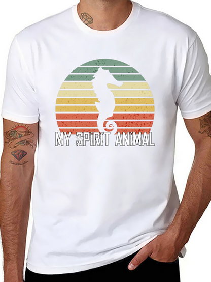 Camiseta Hombre: Mi Animal Espiritual Caballito de Mar