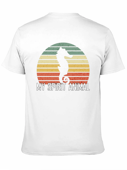 Camiseta Hombre: Mi Animal Espiritual Caballito de Mar