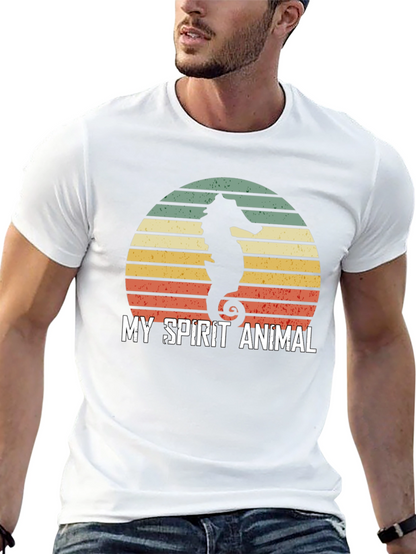Camiseta Hombre: Mi Animal Espiritual Caballito de Mar