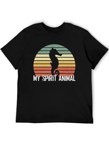 Camiseta Hombre: Mi Animal Espiritual Caballito de Mar
