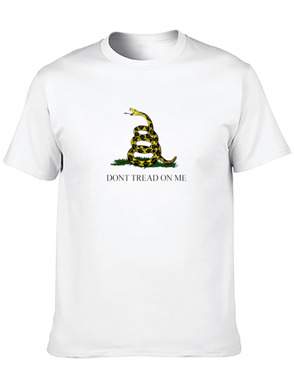 Camiseta Negra: No Me Pises - Diseño Serpiente