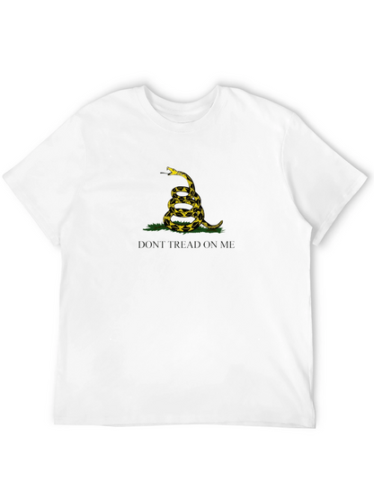 Camiseta Negra: No Me Pises - Diseño Serpiente