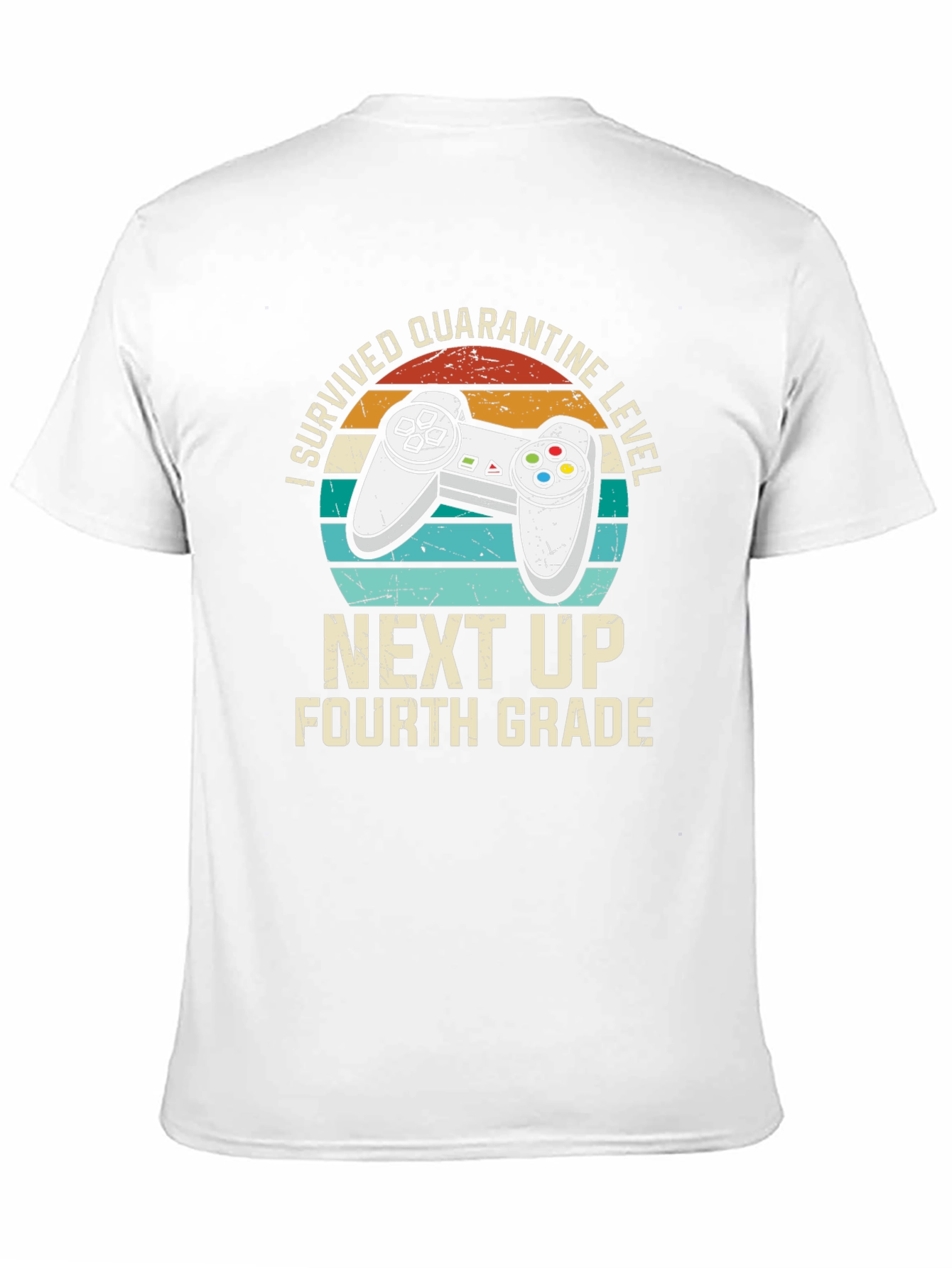 Camiseta Gamer Superviviente de Cuarentena Nivel 4