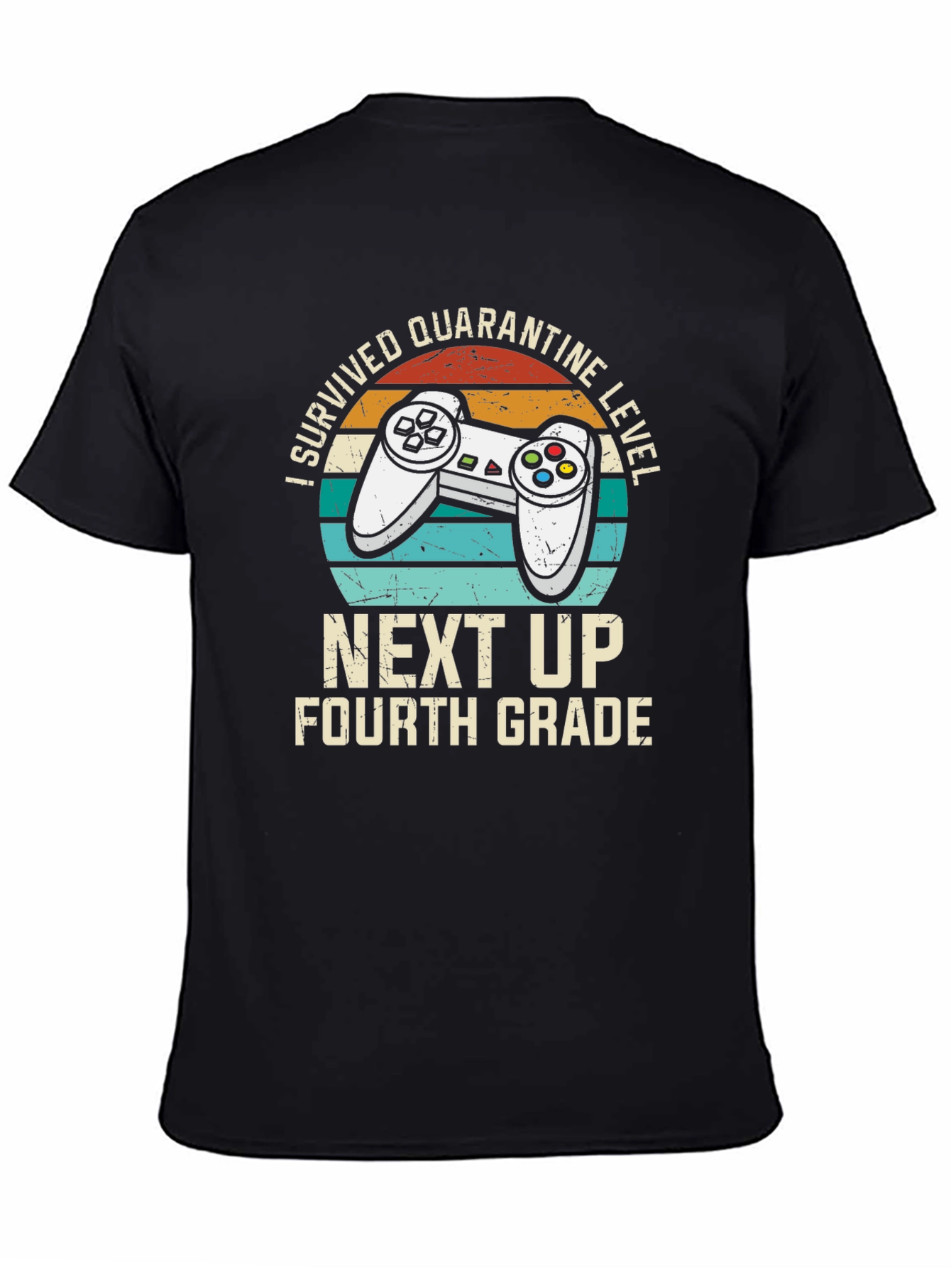 Camiseta Gamer Superviviente de Cuarentena Nivel 4