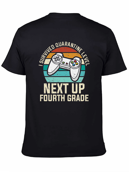 Camiseta Gamer Superviviente de Cuarentena Nivel 4
