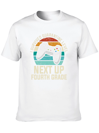 Camiseta Gamer Superviviente de Cuarentena Nivel 4