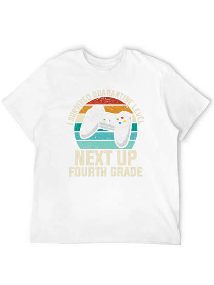 Camiseta Gamer Superviviente de Cuarentena Nivel 4