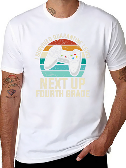 Camiseta Gamer Superviviente de Cuarentena Nivel 4