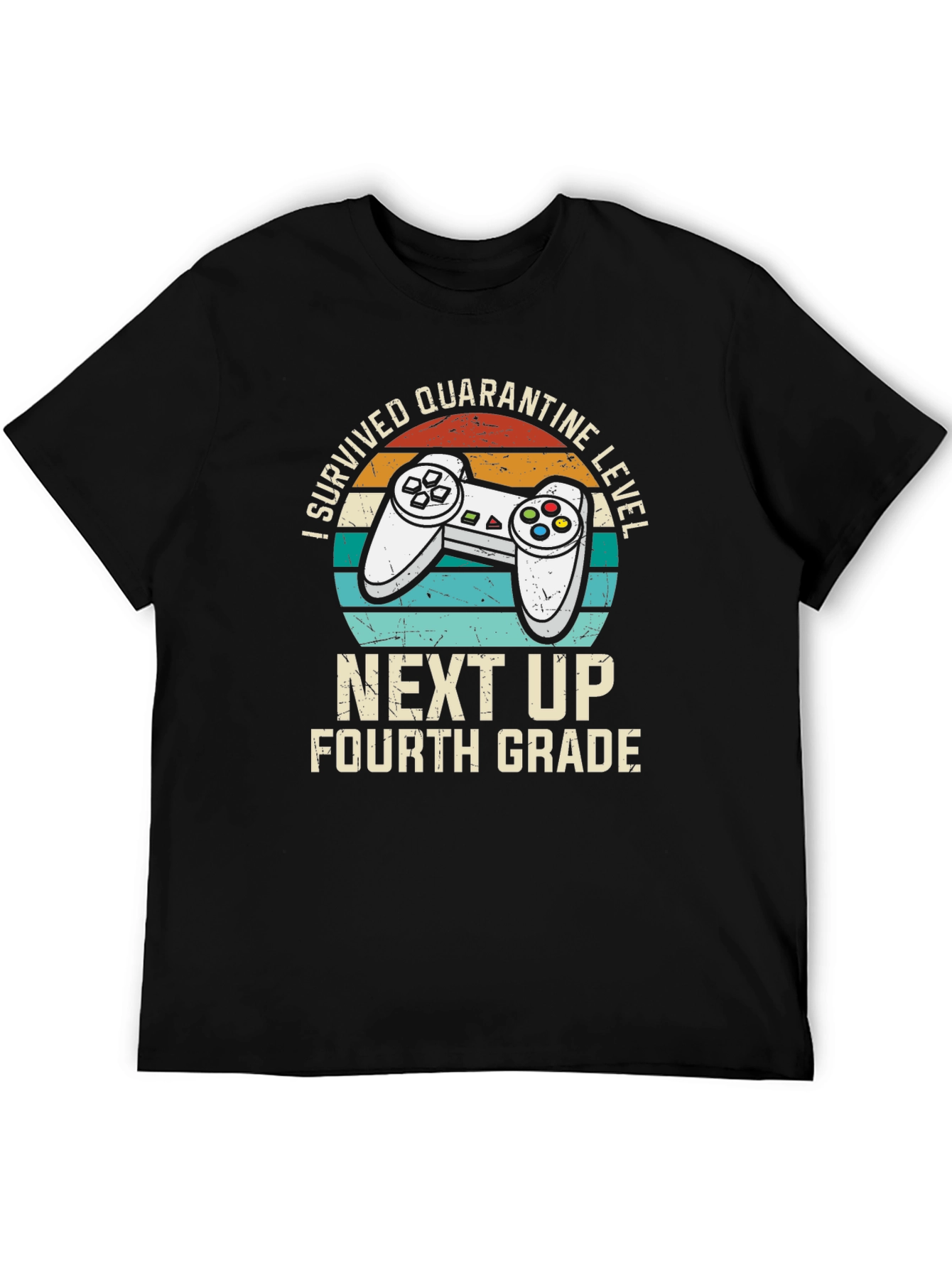 Camiseta Gamer Superviviente de Cuarentena Nivel 4