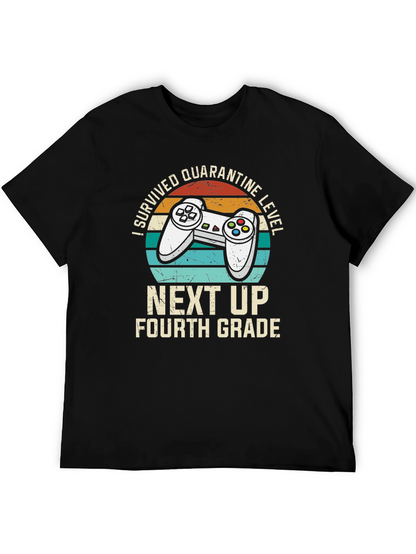 Camiseta Gamer Superviviente de Cuarentena Nivel 4
