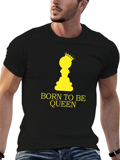 Camiseta Negra Born to Be Queen