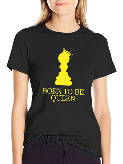 Camiseta Negra Born to Be Queen