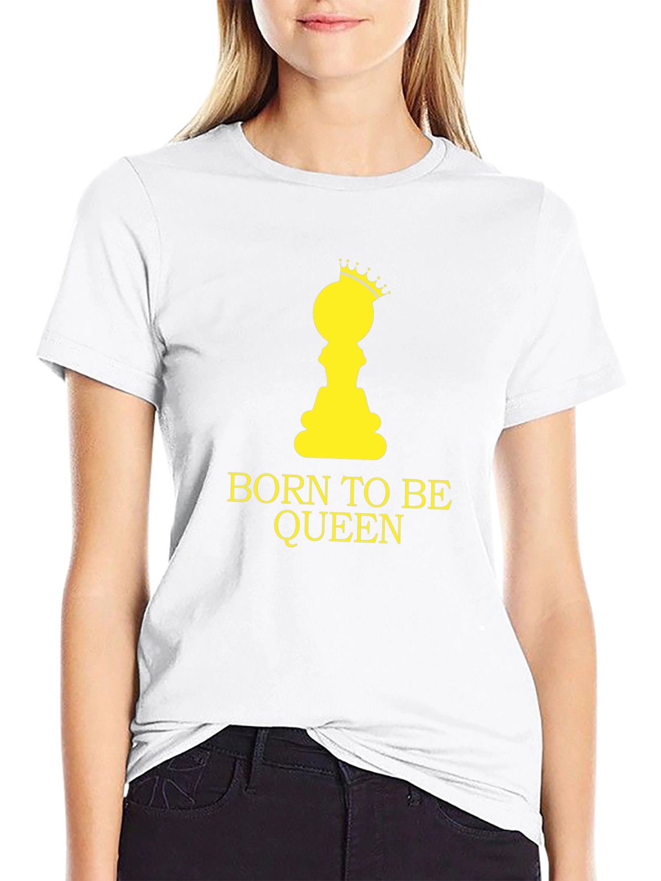 Camiseta Negra Born to Be Queen