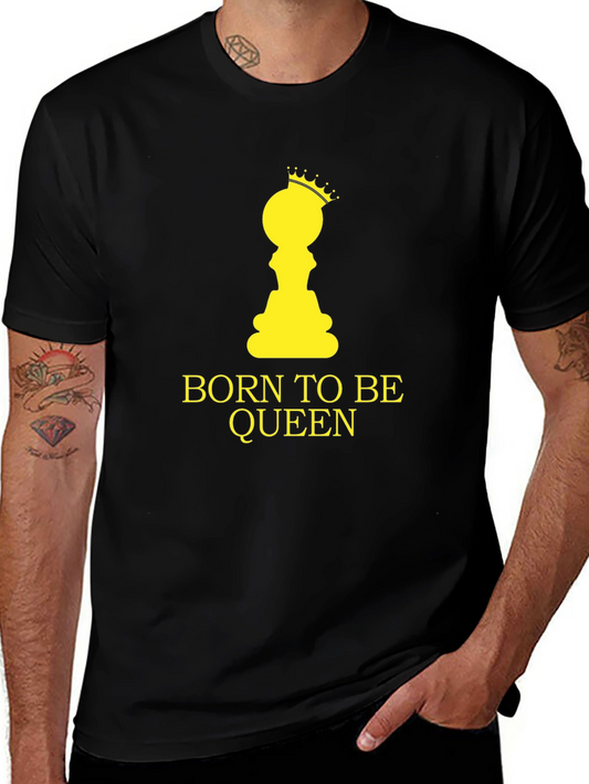 Camiseta Negra Born to Be Queen