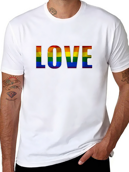 Camiseta Negra Orgullo LGBT Amor