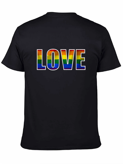 Camiseta Negra Orgullo LGBT Amor