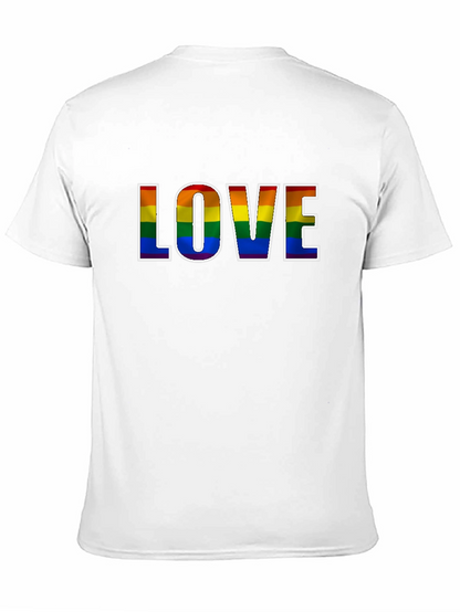 Camiseta Negra Orgullo LGBT Amor