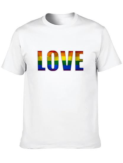 Camiseta Negra Orgullo LGBT Amor