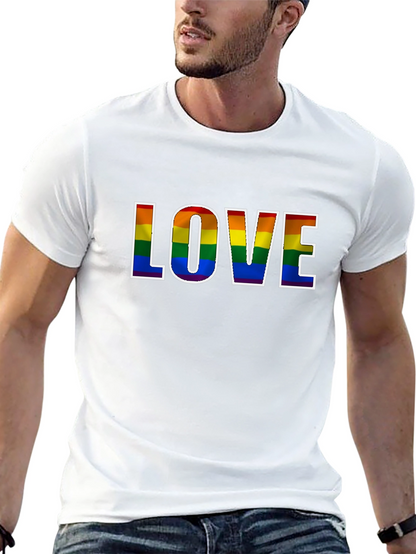 Camiseta Negra Orgullo LGBT Amor