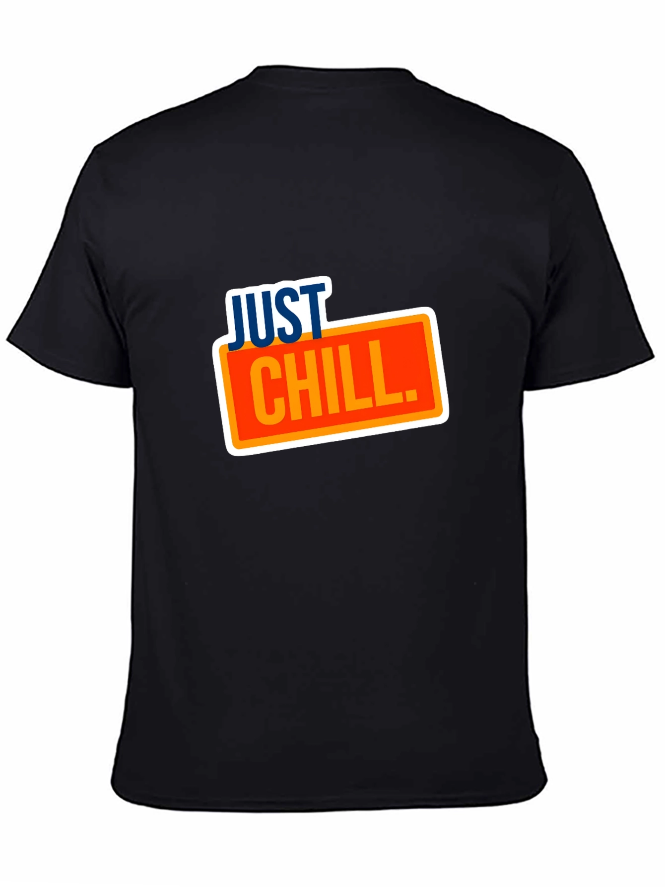 Camiseta Negra Relax Just Chill
