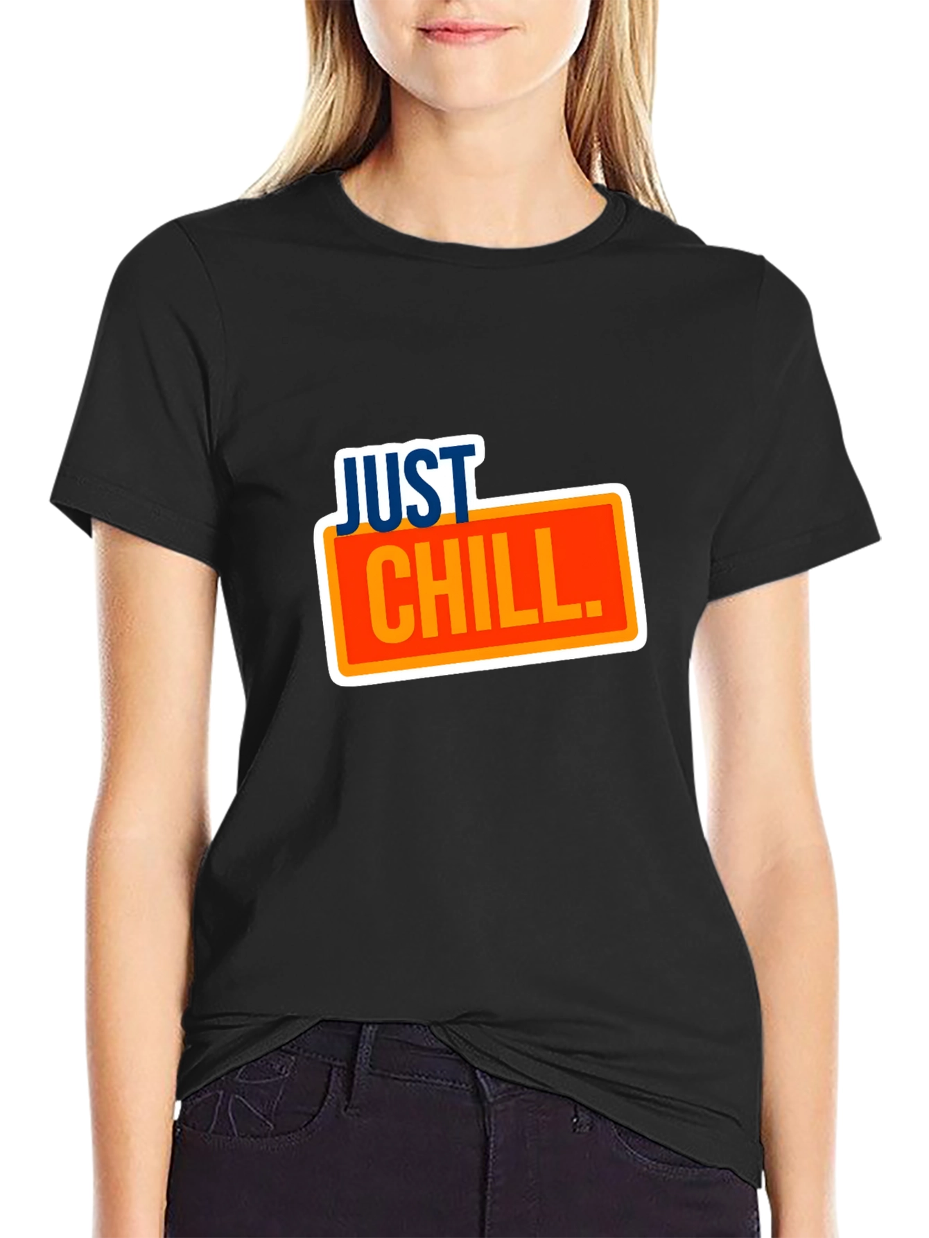 Camiseta Negra Relax Just Chill