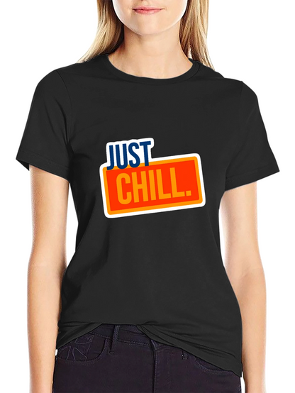Camiseta Negra Relax Just Chill