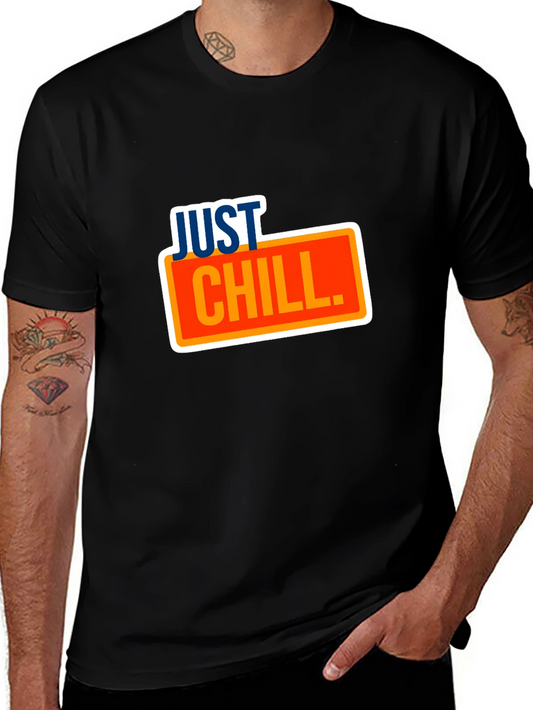 Camiseta Negra Relax Just Chill