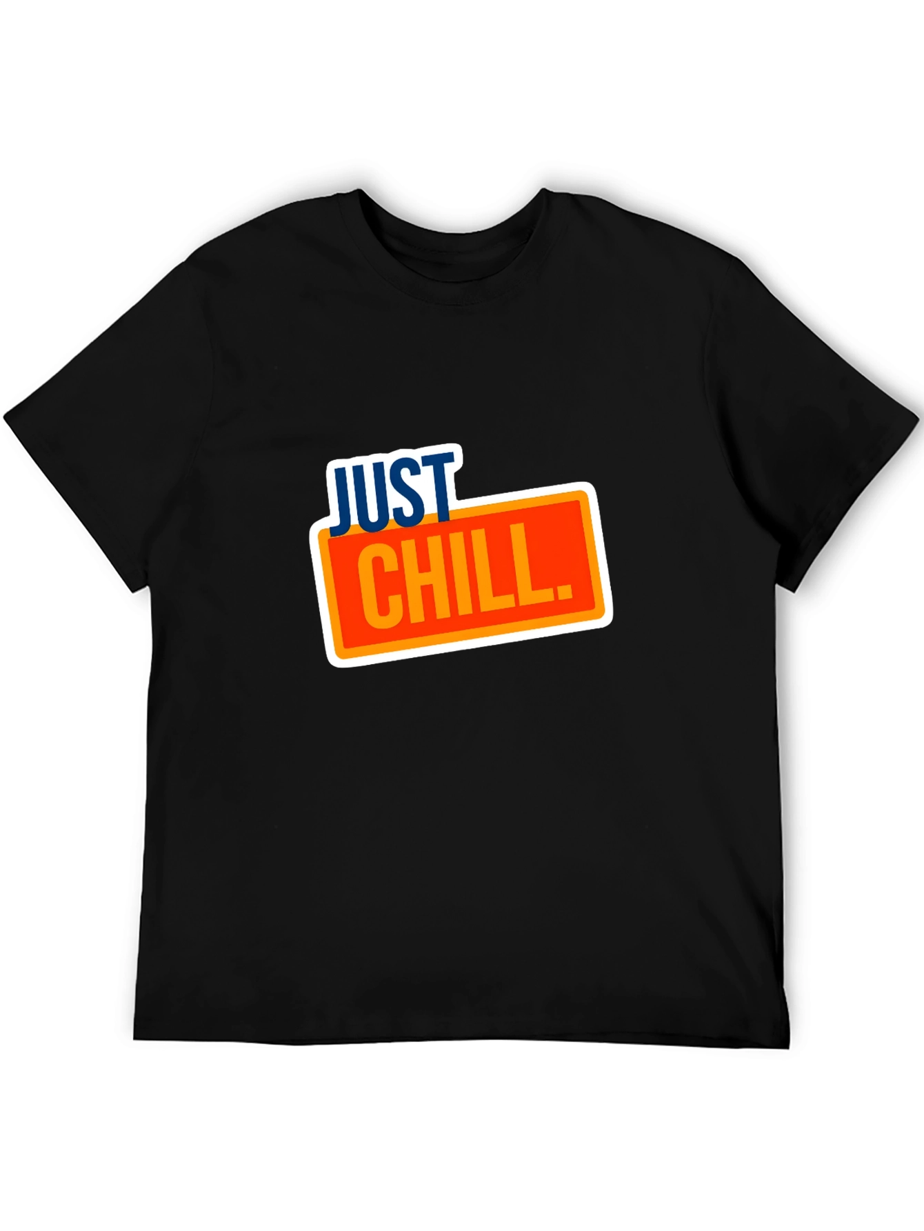 Camiseta Negra Relax Just Chill