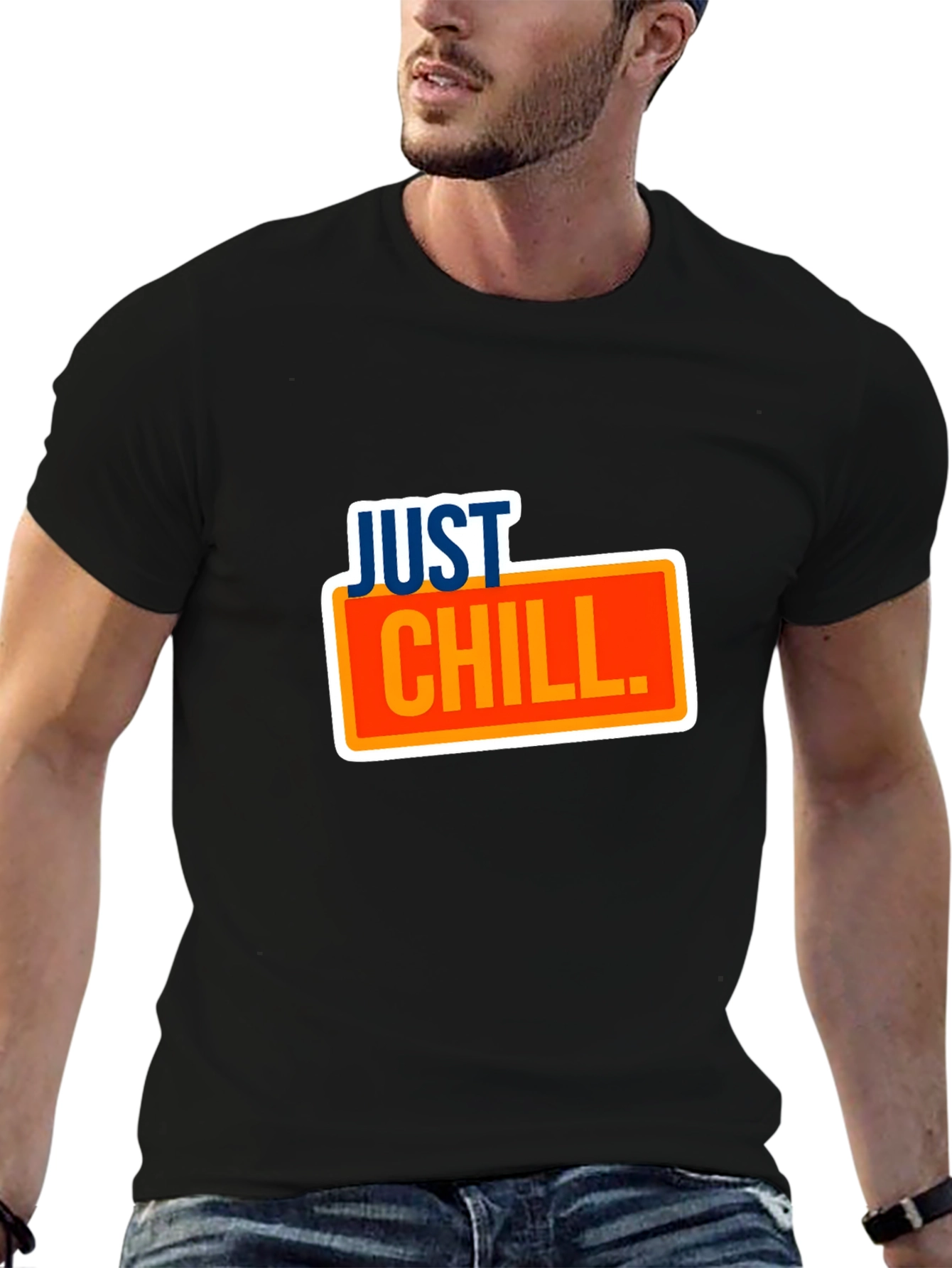 Camiseta Negra Relax Just Chill