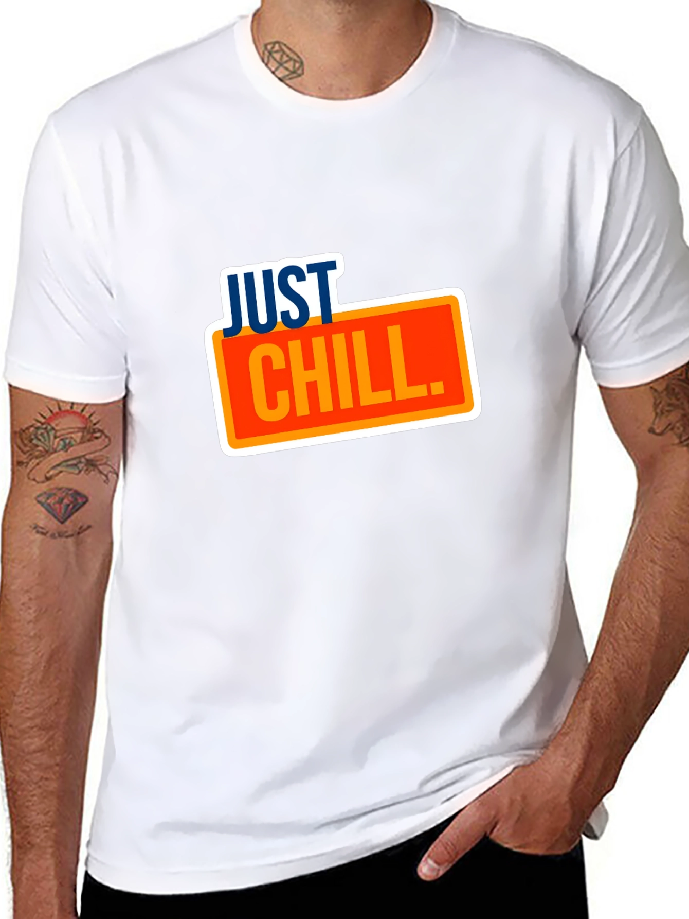 Camiseta Negra Relax Just Chill